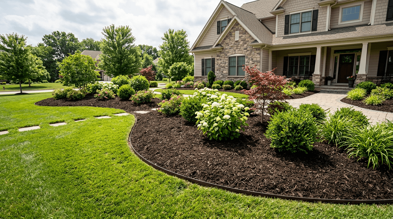 Mulch depth, types, and timing around the Bluegrass