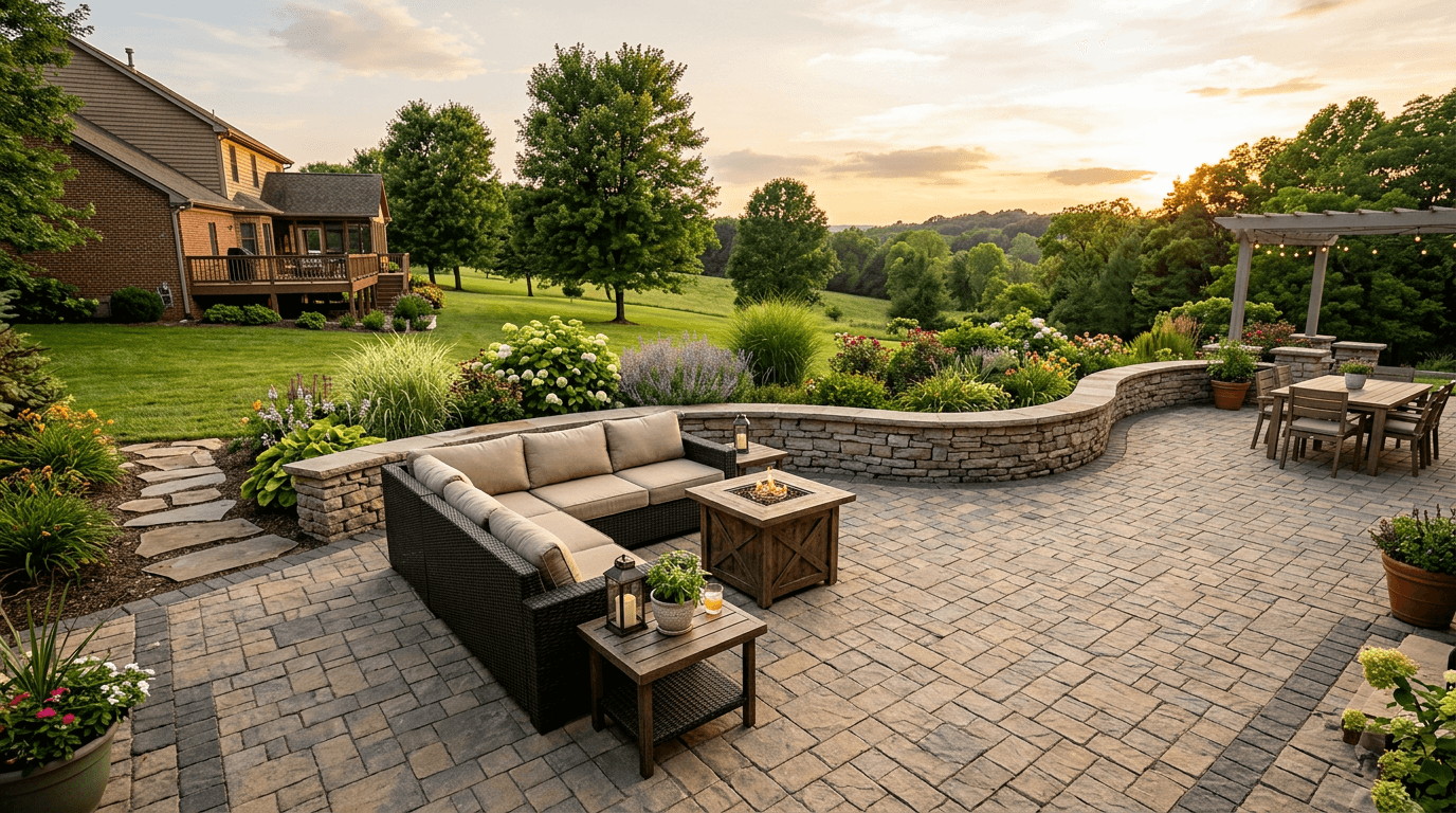 What a paver patio costs in Central Kentucky (and what moves the number)
