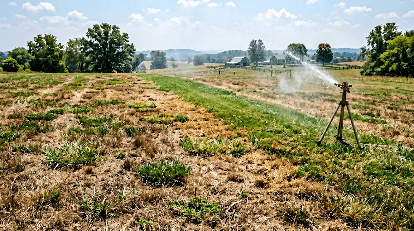 Why Kentucky lawns go brown in summer (cool-season grass, real heat)